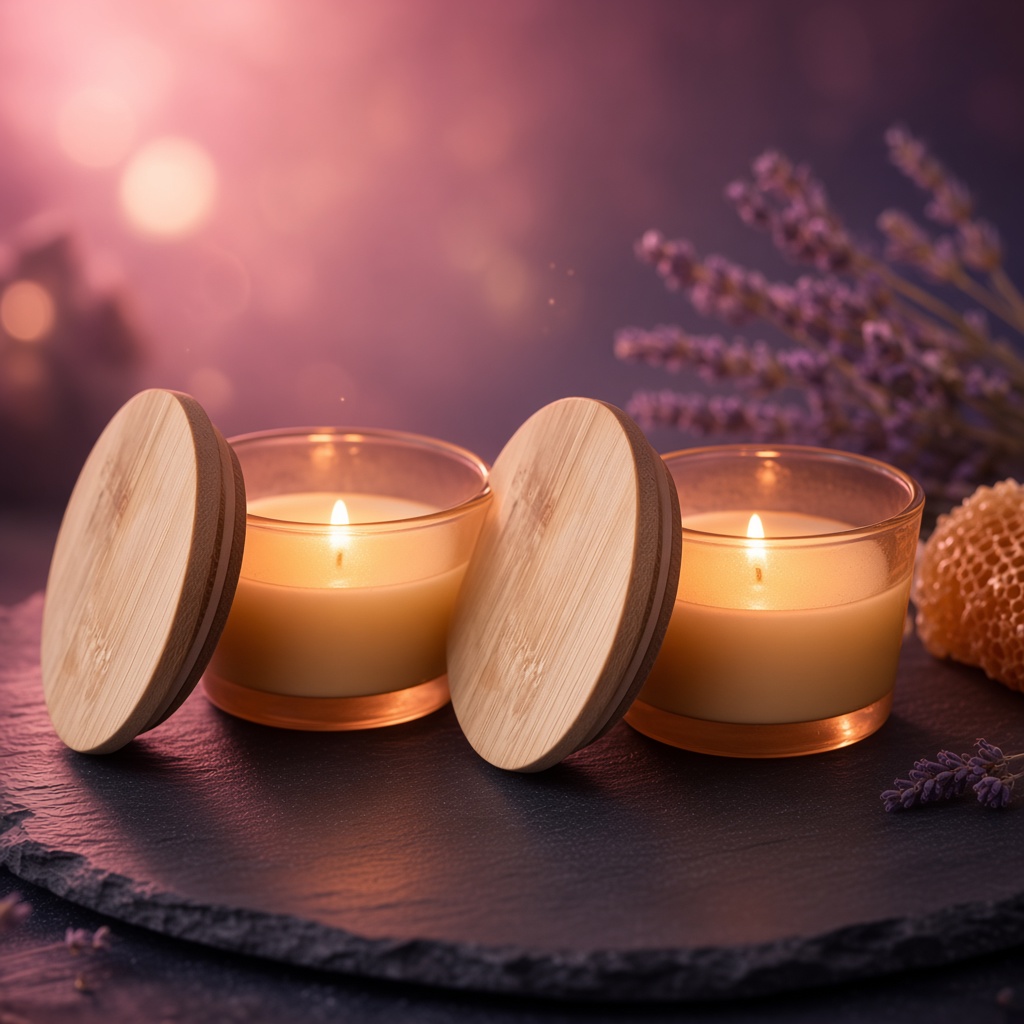SweetiePie beeswax scented candles